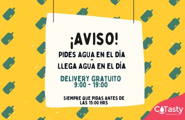 ¡AVISO! Entrega en el mismo día que pides.